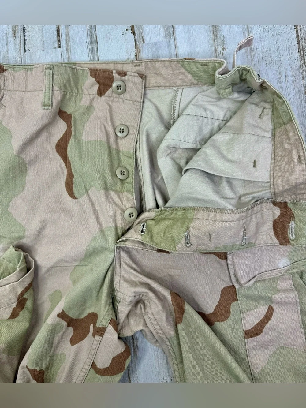 US Army Pant Mens 32x34 Camo Cargo Tapered Military Uniform Combat